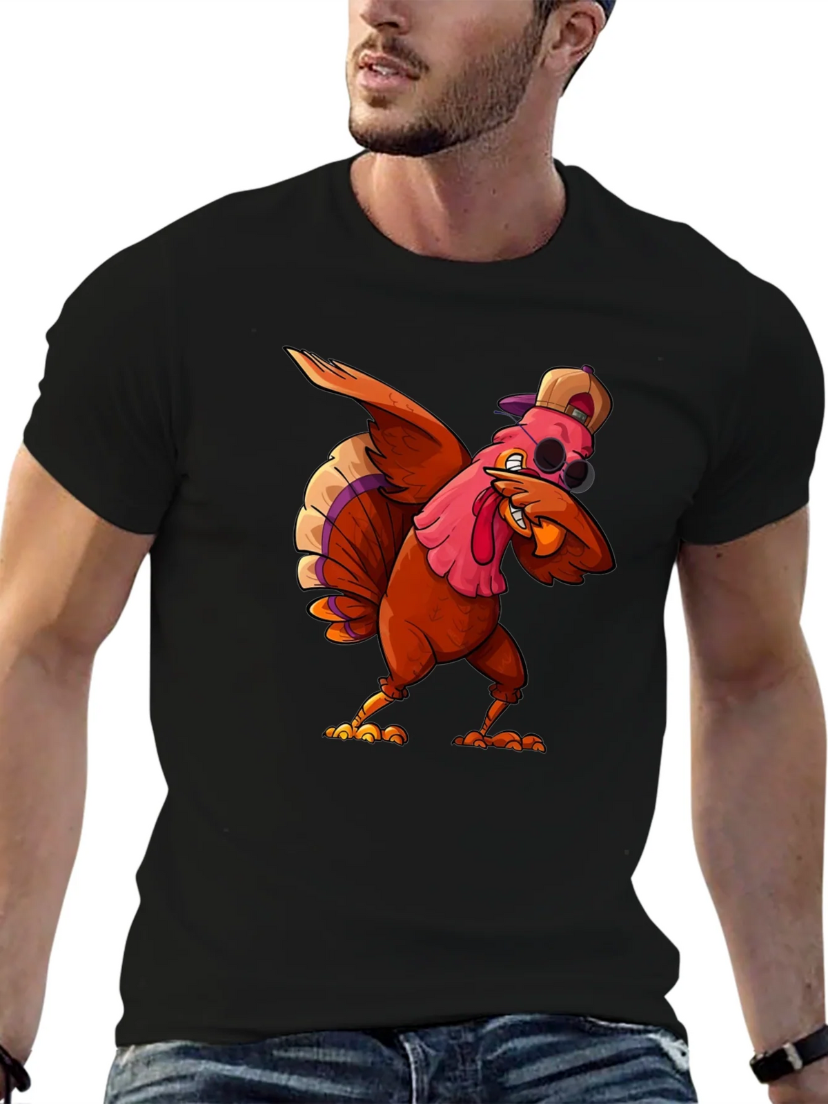 Dabbing Turkey T-Shirt product image 6