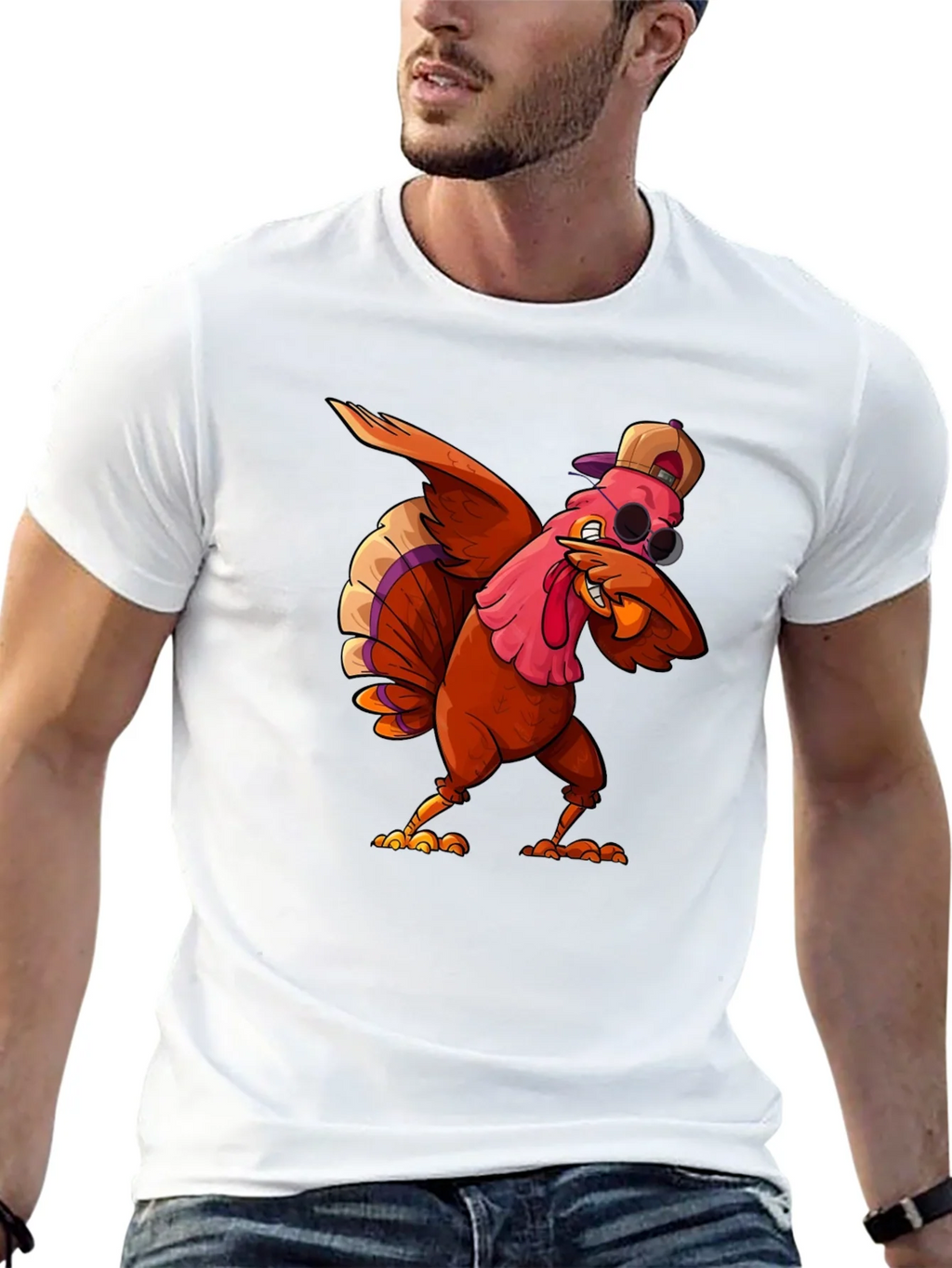 Dabbing Turkey T-Shirt product image 12