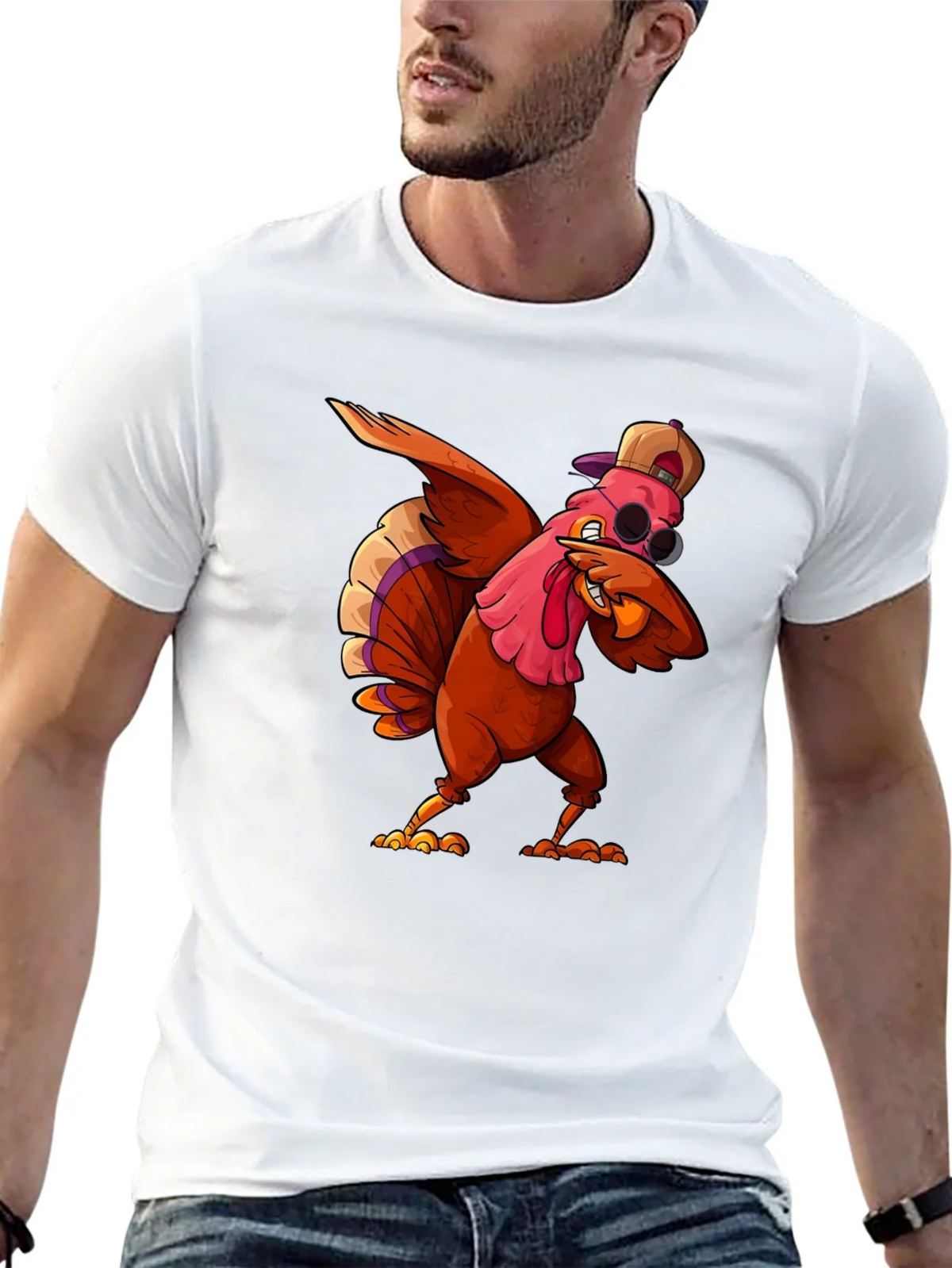 Dabbing Turkey T-Shirt product image 12