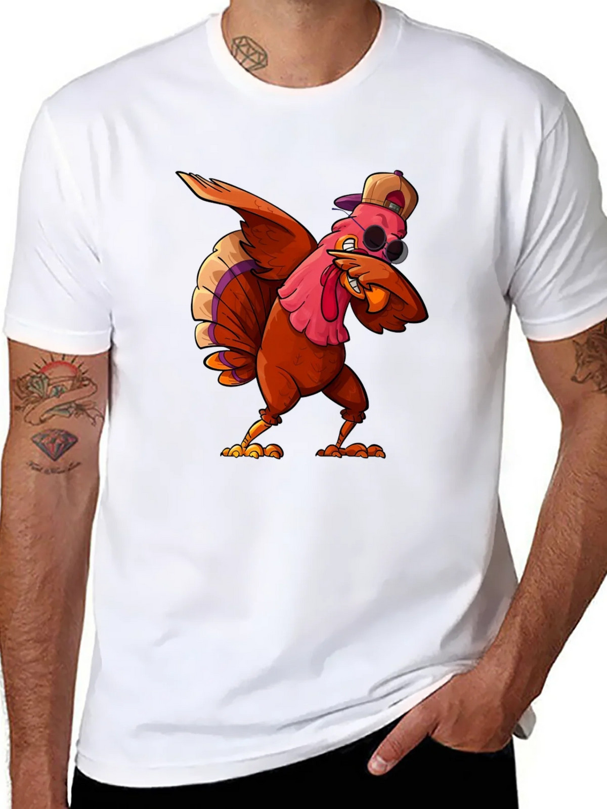 Dabbing Turkey T-Shirt product image 7