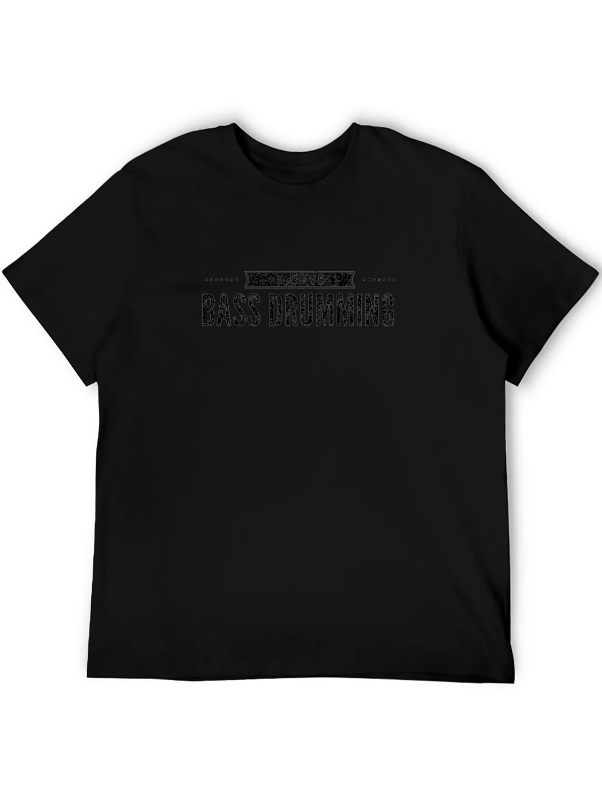 I Love Bass Drumming Graphic T-Shirt product image 5