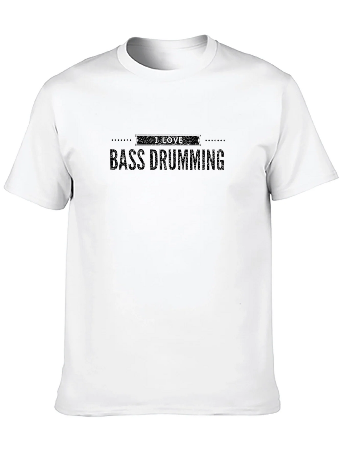 I Love Bass Drumming Graphic T-Shirt product image 9