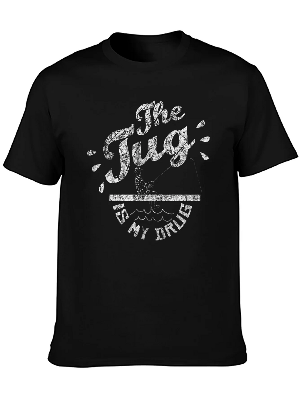 The Tug Is My Drug Fishing T-Shirt product image 3