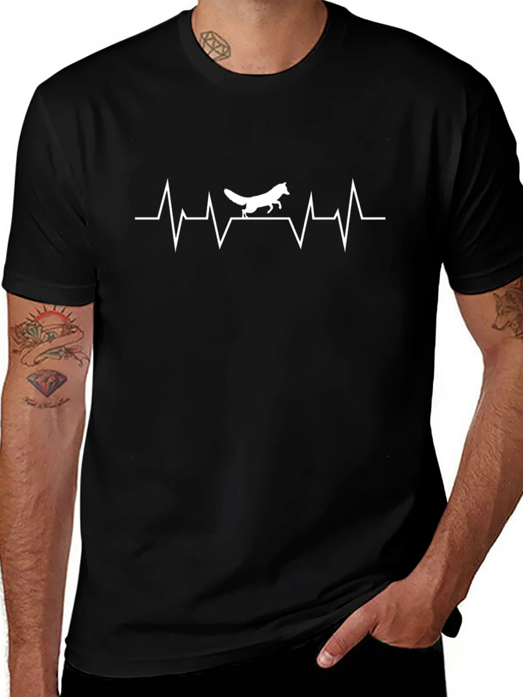 Fox Heartbeat T-Shirt - Wildlife Lover Tee product image 1