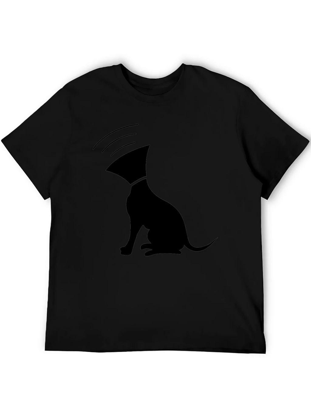Unique Graphic T-Shirt: Dog with Cone of Shame product image 5