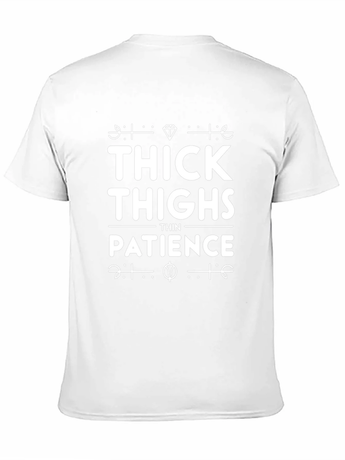 Thick Thighs Thin Patience Graphic Tee - Black product image 10