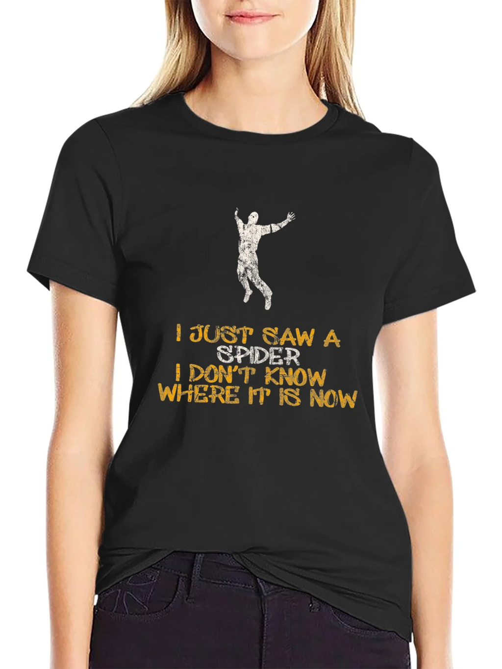 I Just Saw a Spider T-Shirt - Funny Graphic Tee product image 2