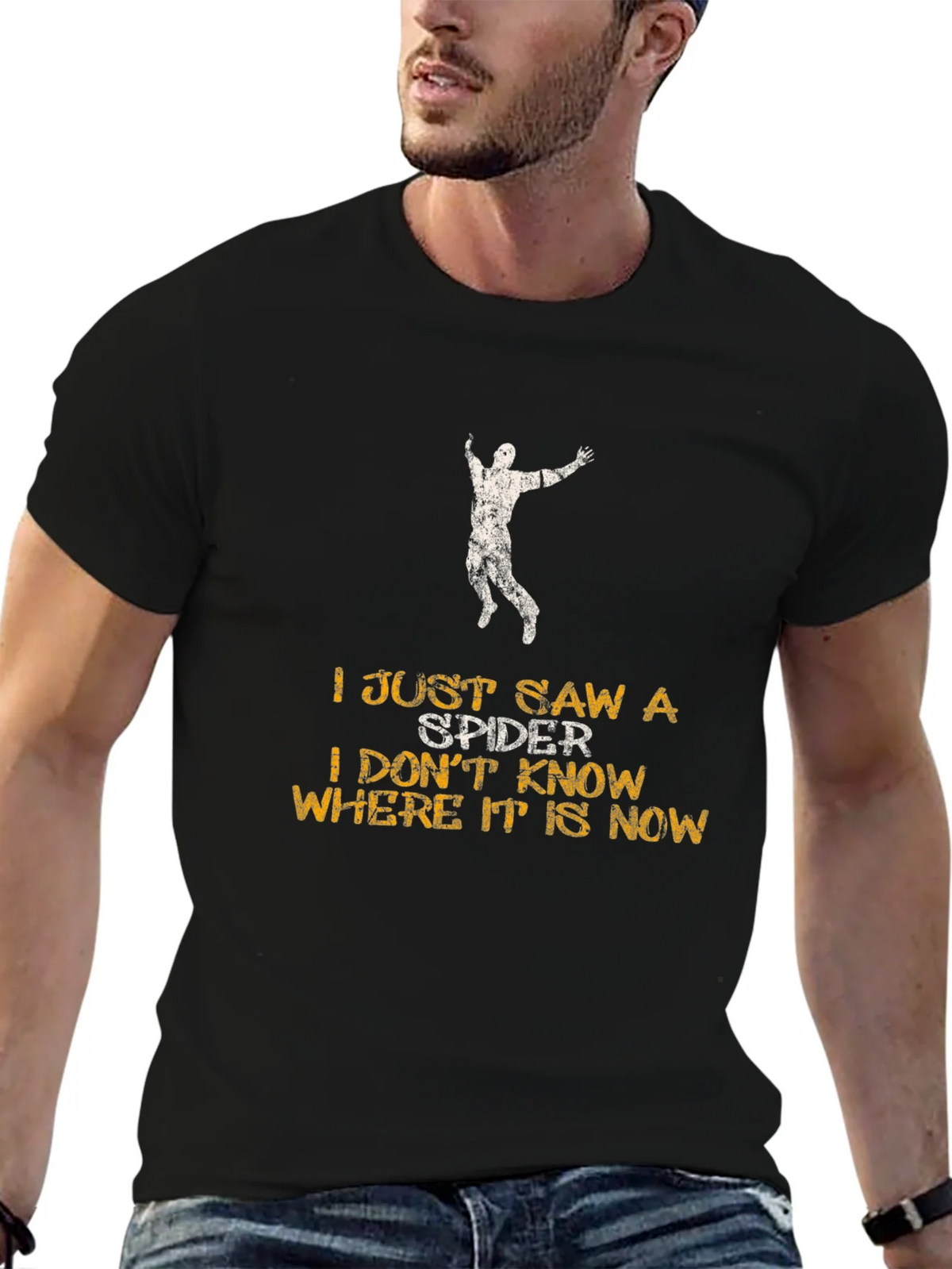 I Just Saw a Spider T-Shirt - Funny Graphic Tee product image 6