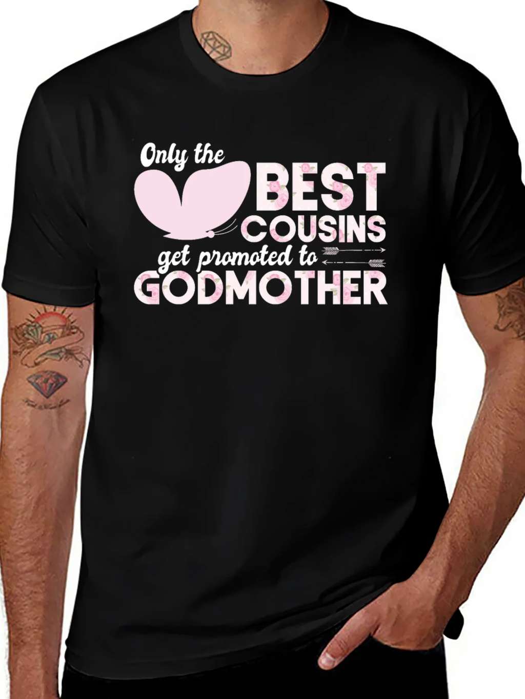 Best Cousins Get Promoted To Godmother T-Shirt product image 1