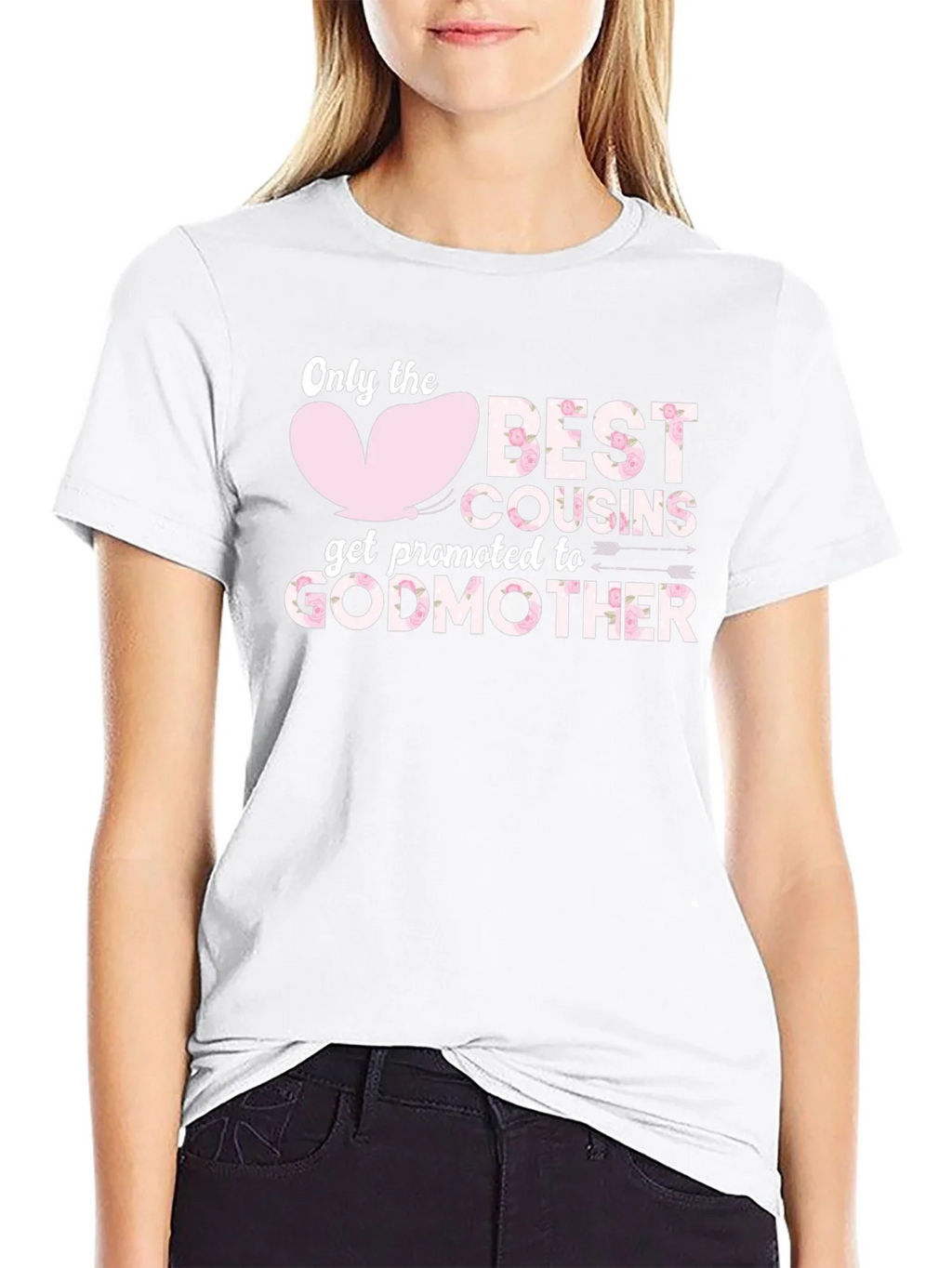 Best Cousins Get Promoted To Godmother T-Shirt product image 8