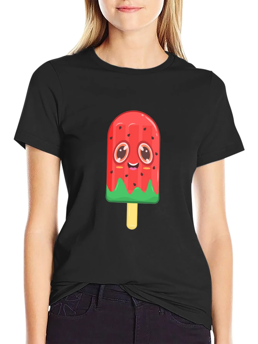Cute Watermelon Popsicle Graphic Tee product image 2