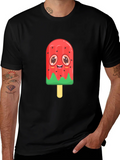 Cute Watermelon Popsicle Graphic Tee product image 1