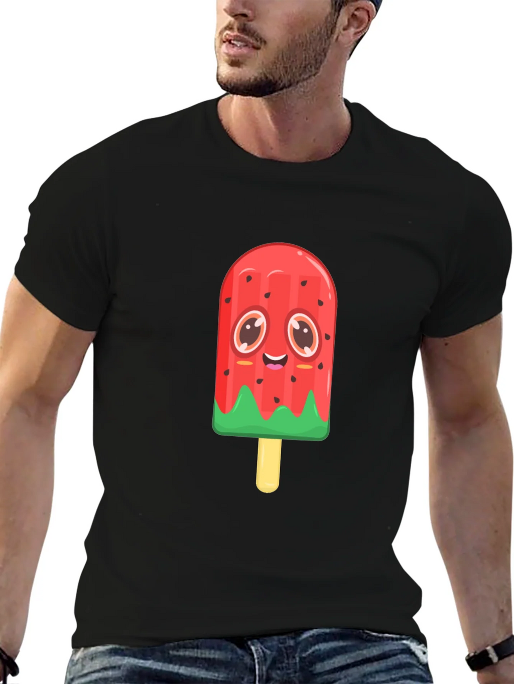 Cute Watermelon Popsicle Graphic Tee product image 6
