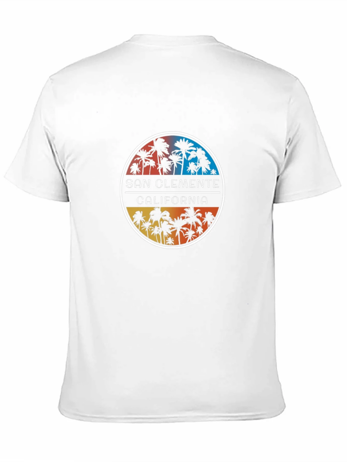 San Clemente California Palm Tree Graphic Tee product image 10
