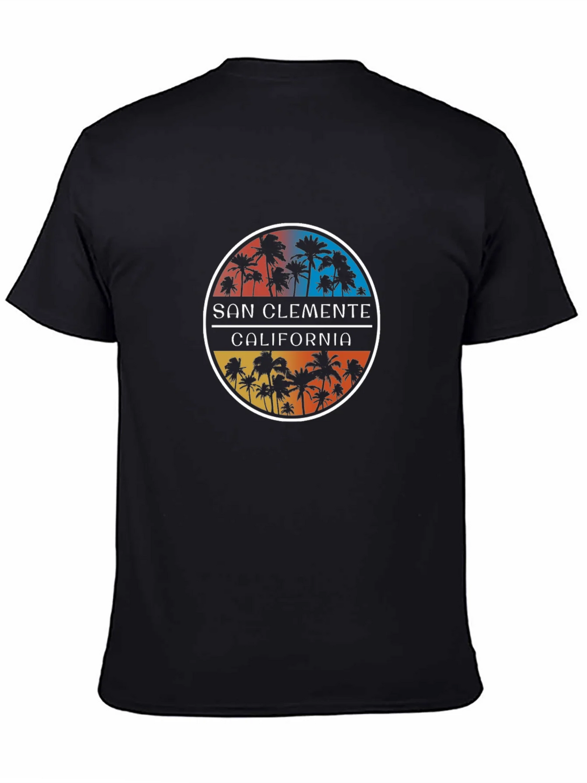 San Clemente California Palm Tree Graphic Tee product image 4