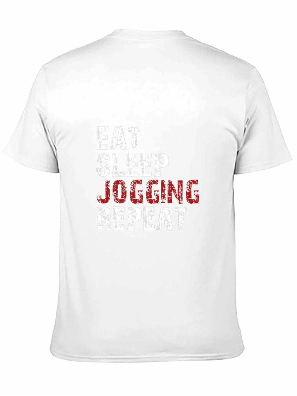 Eat Sleep Jogging Repeat Graphic Tee - Black product image 10
