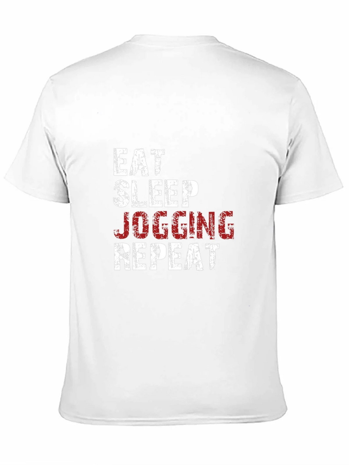 Eat Sleep Jogging Repeat Graphic Tee - Black product image 10