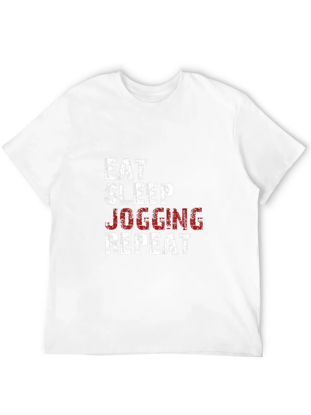 Eat Sleep Jogging Repeat Graphic Tee - Black product image 11