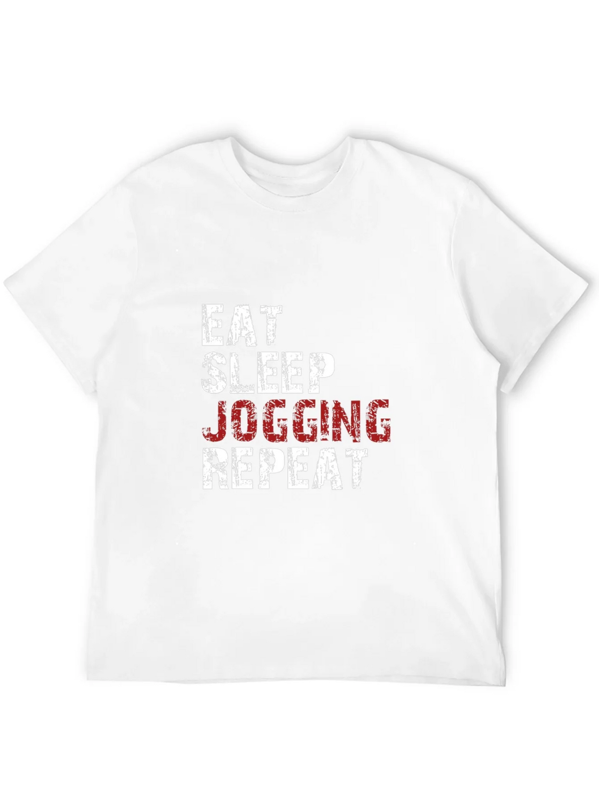 Eat Sleep Jogging Repeat Graphic Tee - Black product image 11