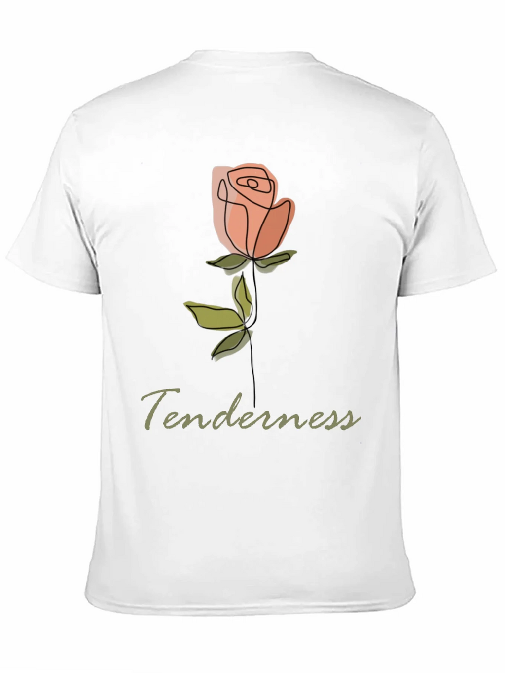 Tenderness Rose Graphic Tee - Stylish Comfort product image 10