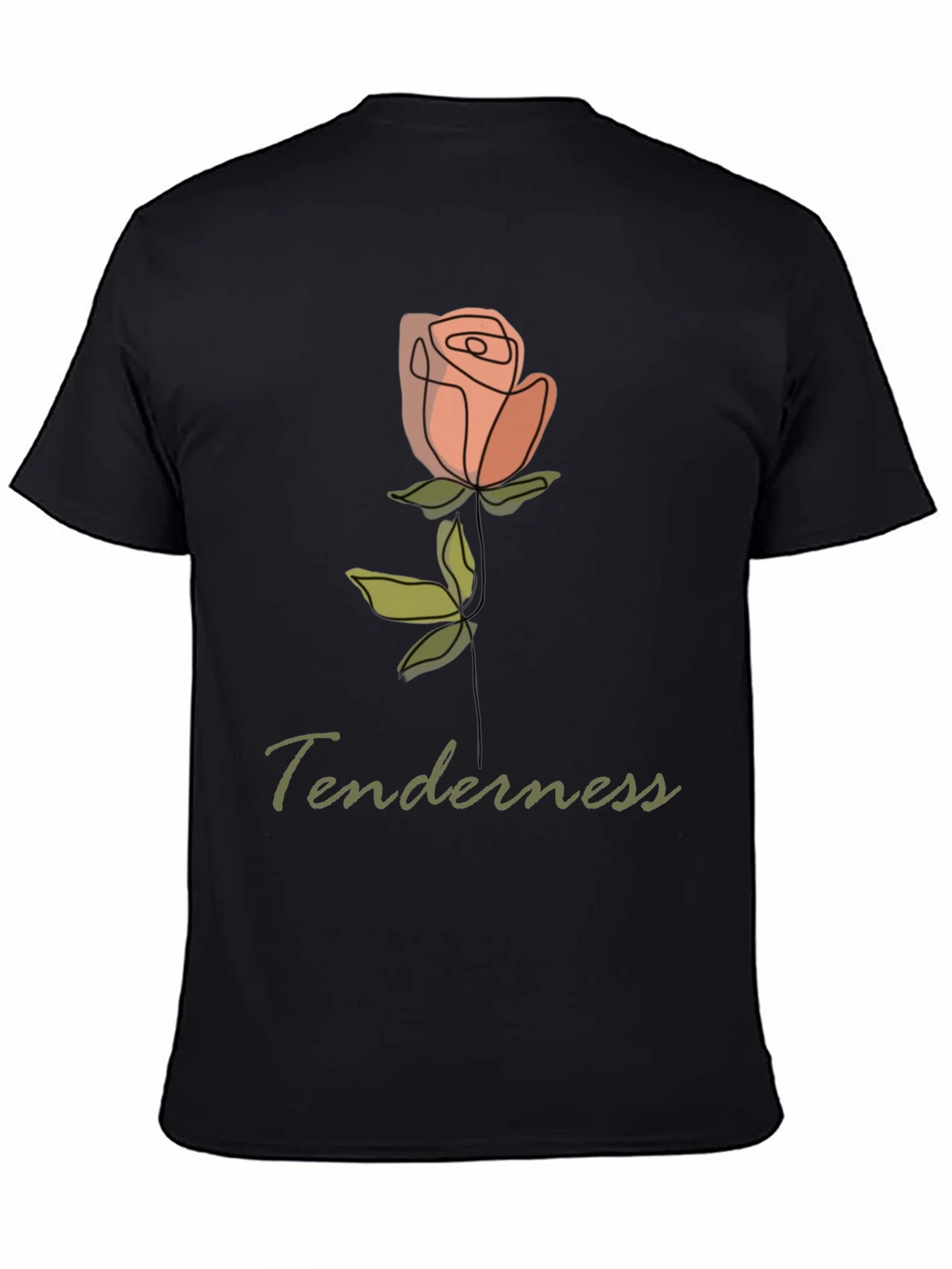 Tenderness Rose Graphic Tee - Stylish Comfort product image 4