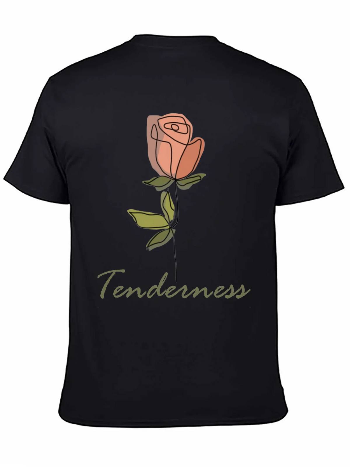 Tenderness Rose Graphic Tee - Stylish Comfort product image 4