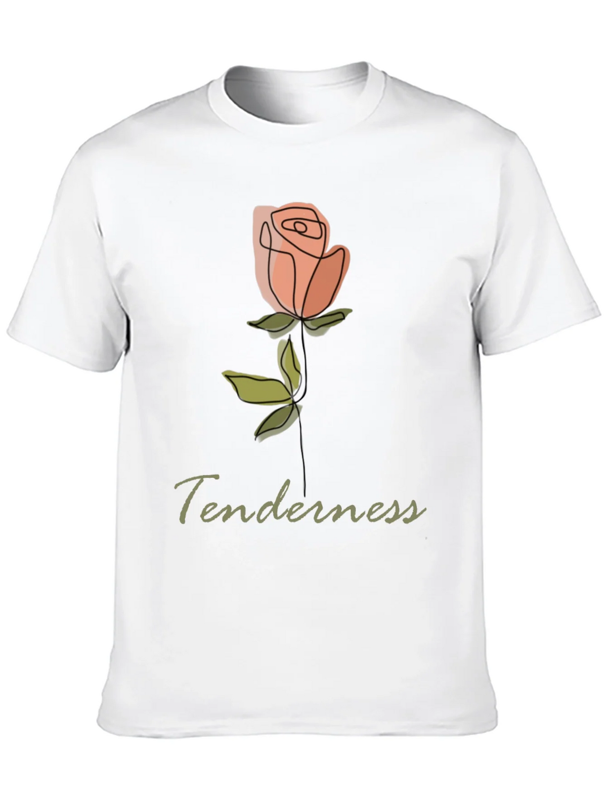 Tenderness Rose Graphic Tee - Stylish Comfort product image 9