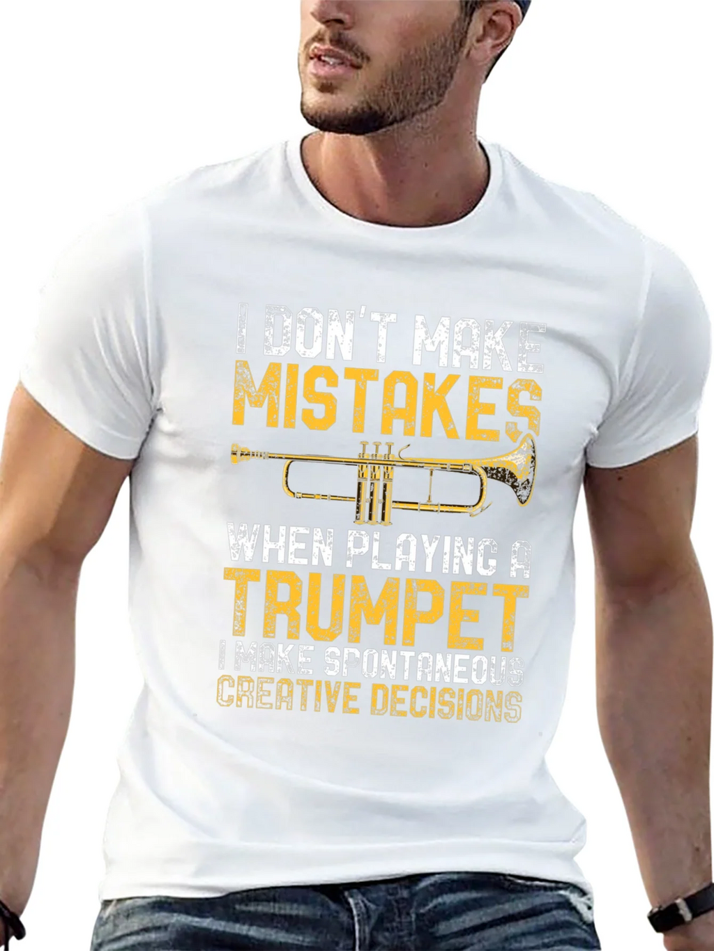 Trumpet Player T-Shirt: Spontaneous Creative Decisions product image 12