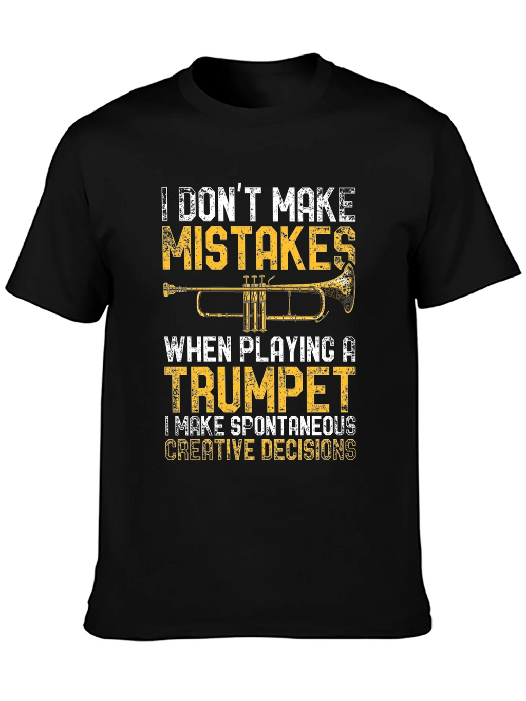 Trumpet Player T-Shirt: Spontaneous Creative Decisions product image 3