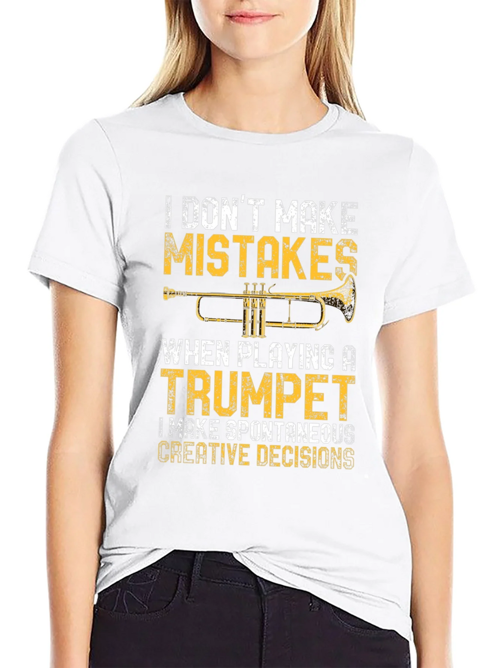 Trumpet Player T-Shirt: Spontaneous Creative Decisions product image 8