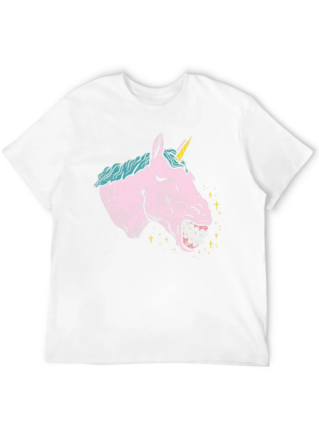 Unicorn Braces Graphic T-Shirt - Novelty Tee product image 11