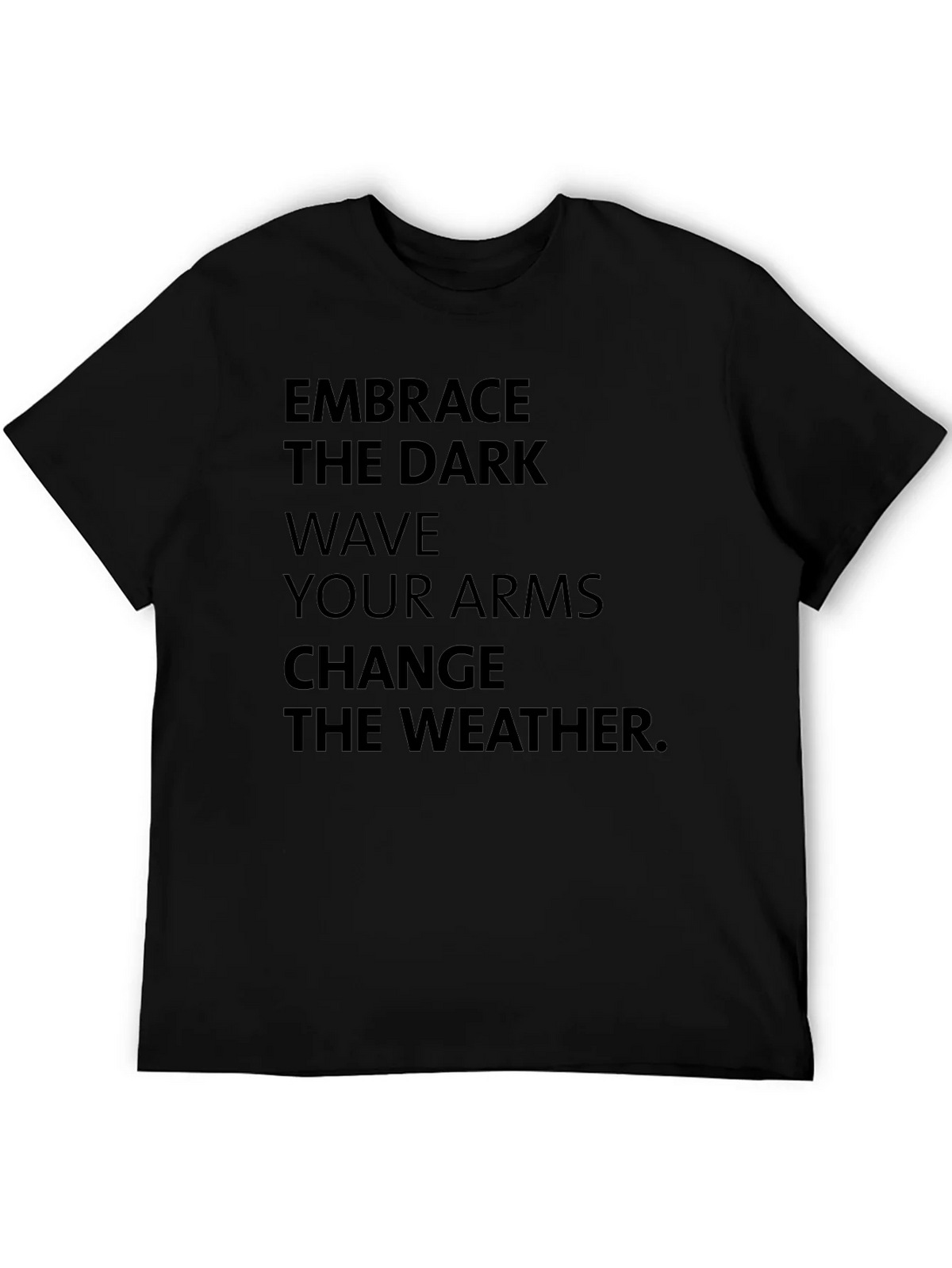 Embrace the Dark Graphic Tee - Change Weather T-Shirt product image 5