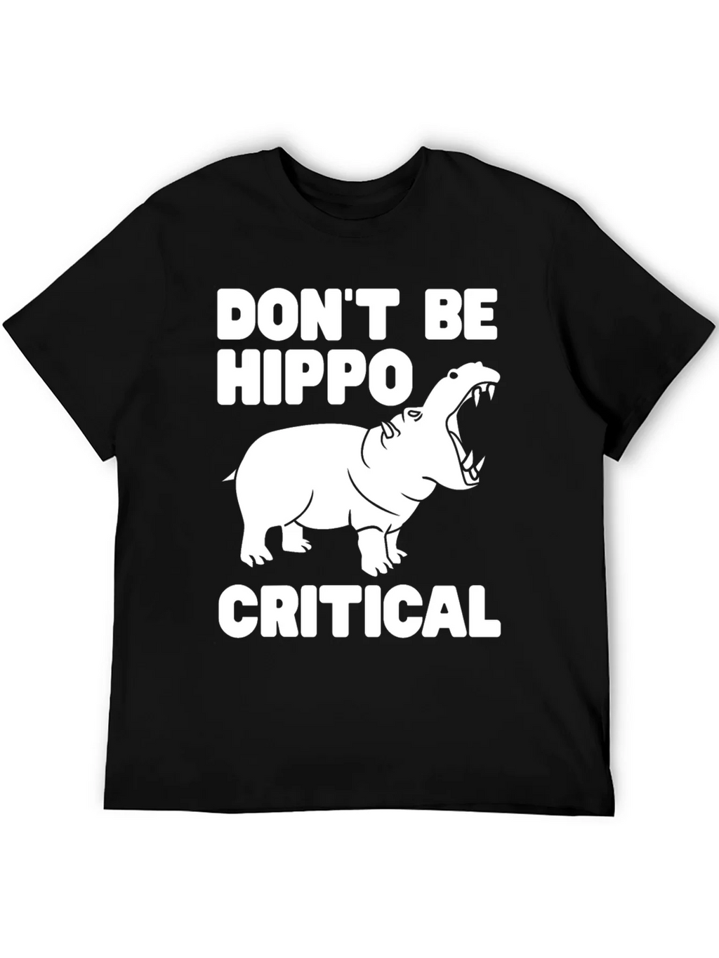 Dont Be Hippo-Critical Graphic Tee product image 5