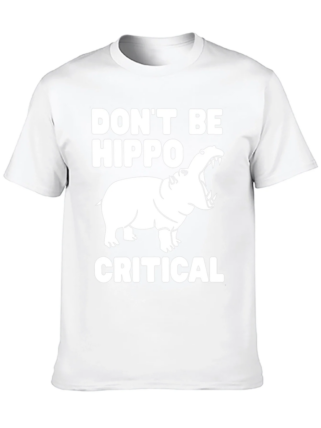 Dont Be Hippo-Critical Graphic Tee product image 9