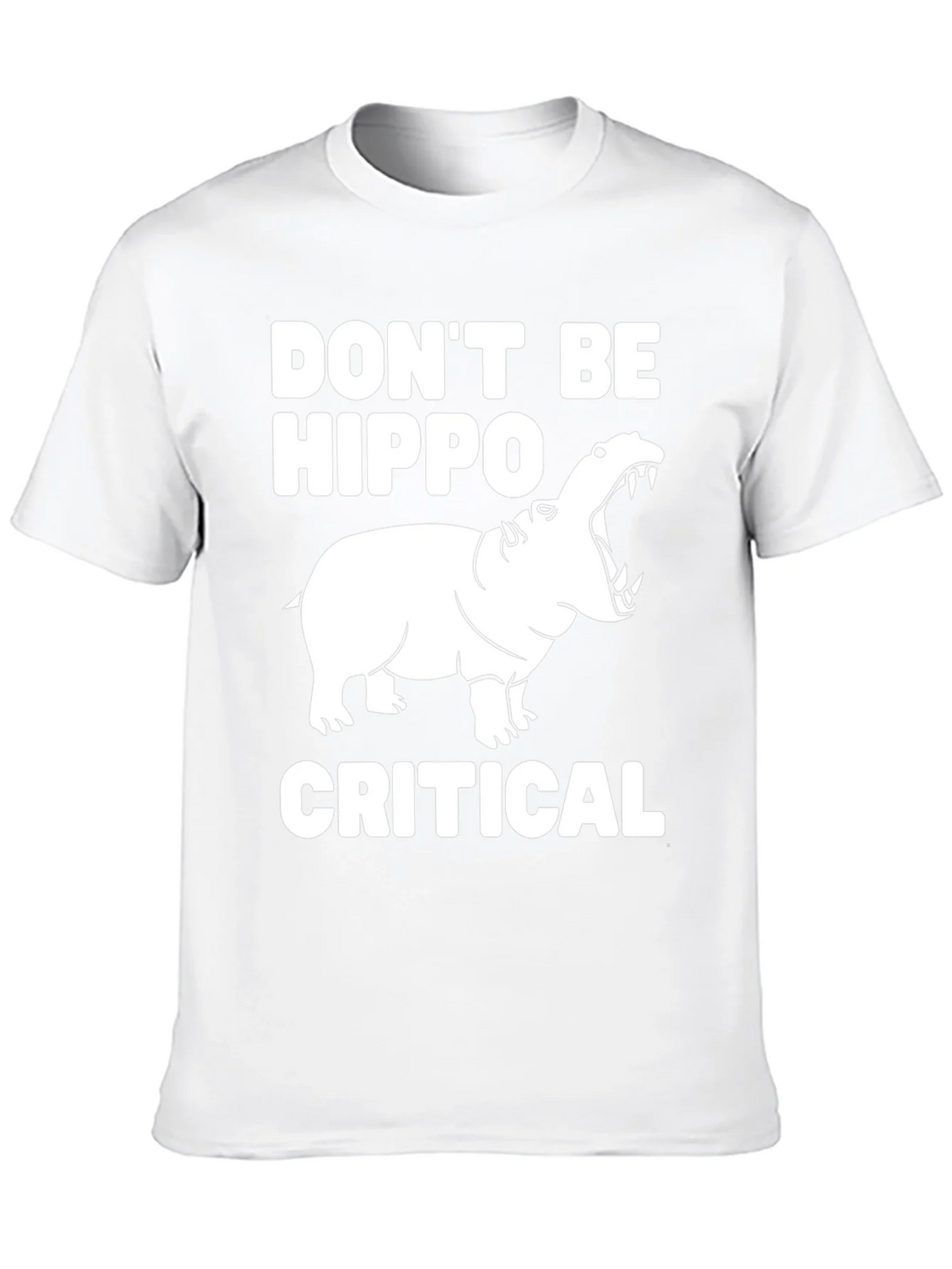 Dont Be Hippo-Critical Graphic Tee product image 9