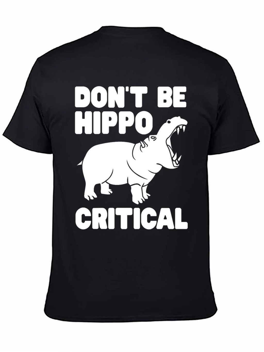 Dont Be Hippo-Critical Graphic Tee product image 4