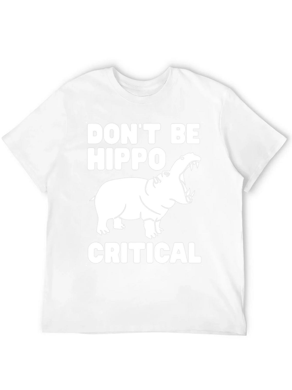 Dont Be Hippo-Critical Graphic Tee product image 11