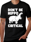 Dont Be Hippo-Critical Graphic Tee product image 1