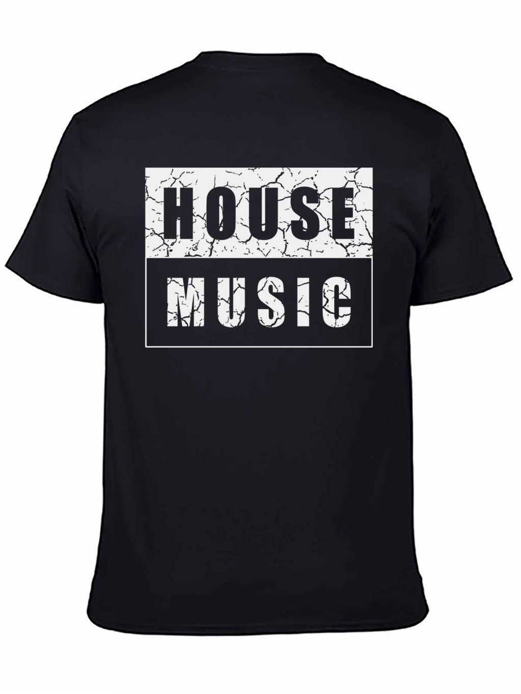 House Music Graphic T-Shirt - Black product image 4