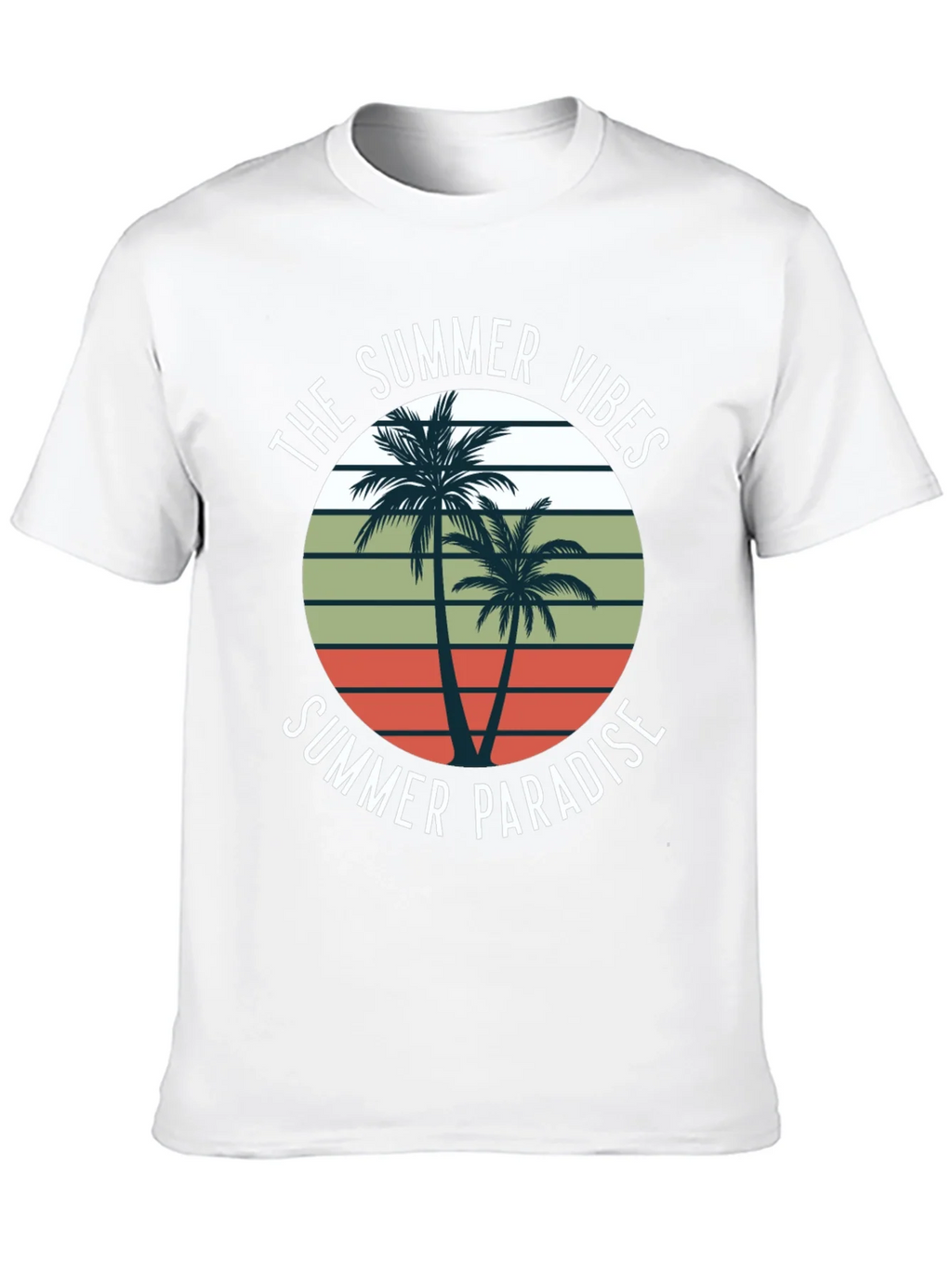 Summer Vibes Palm Tree Graphic T-Shirt product image 5