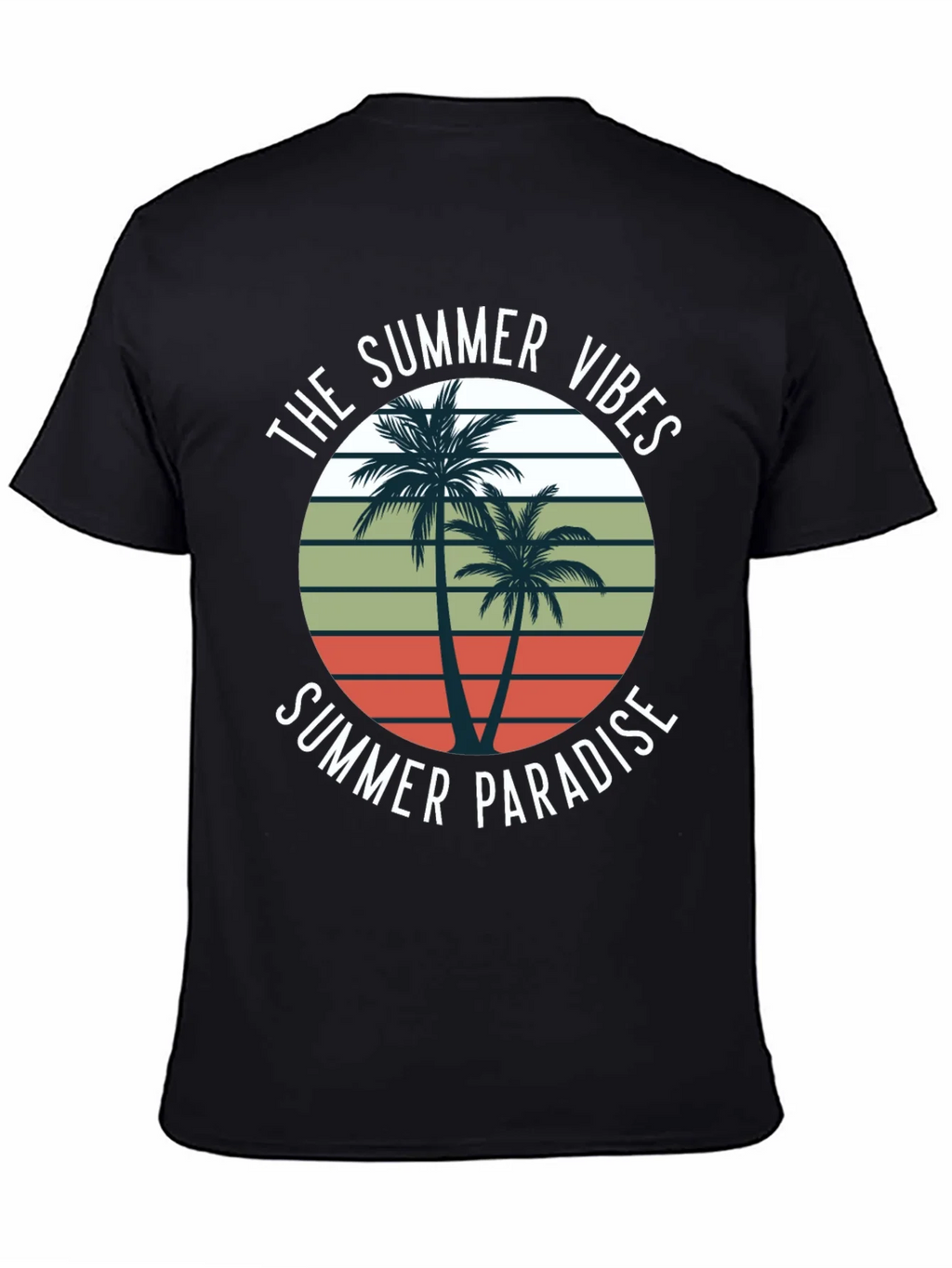 Summer Vibes Palm Tree Graphic T-Shirt product image 2