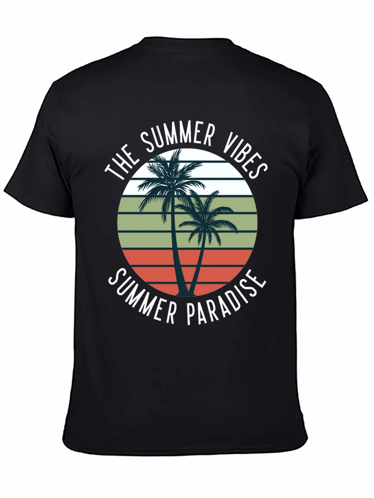 Summer Vibes Palm Tree Graphic T-Shirt product image 2