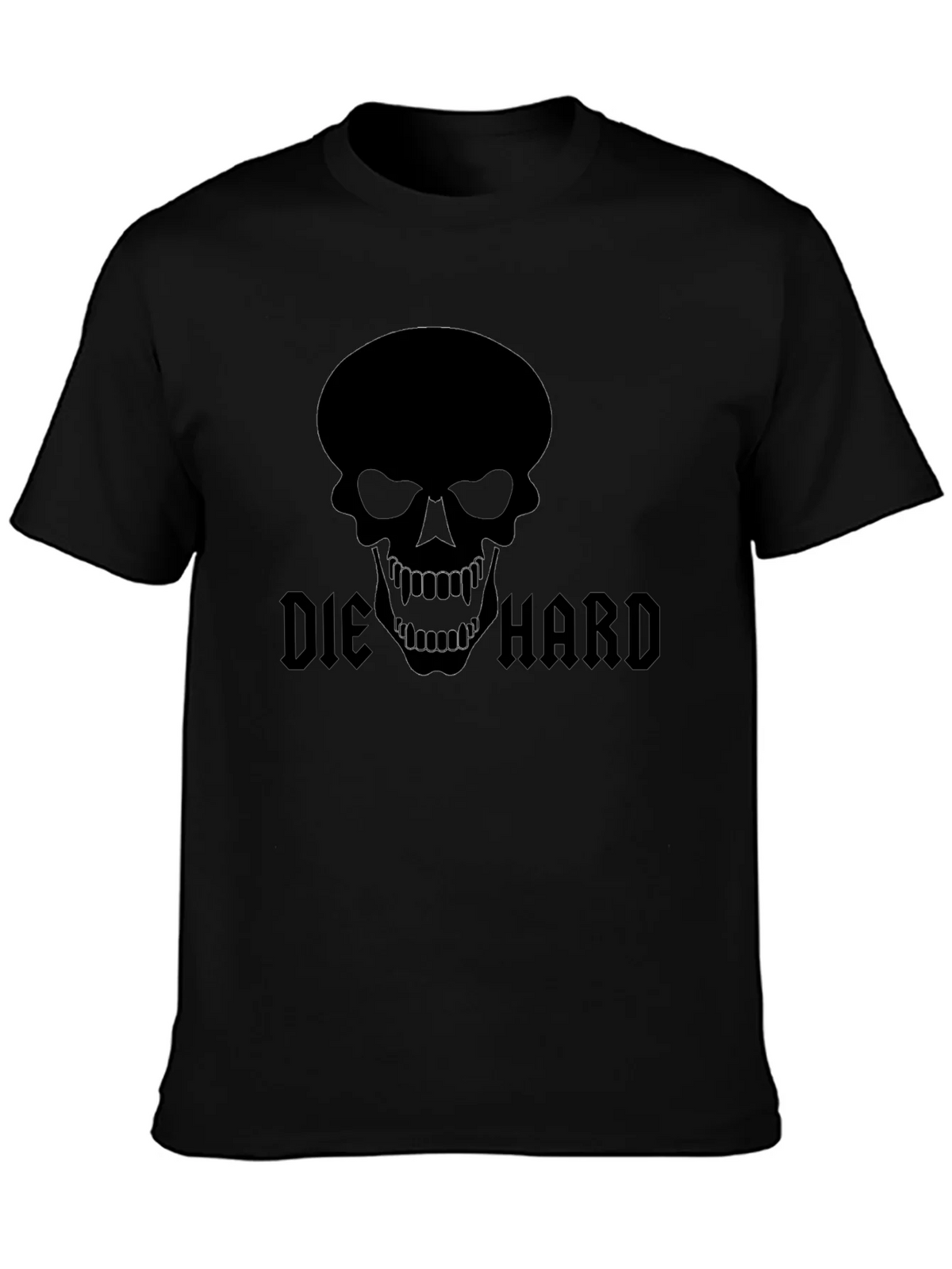 Die Hard Skull Black T-Shirt product image 3