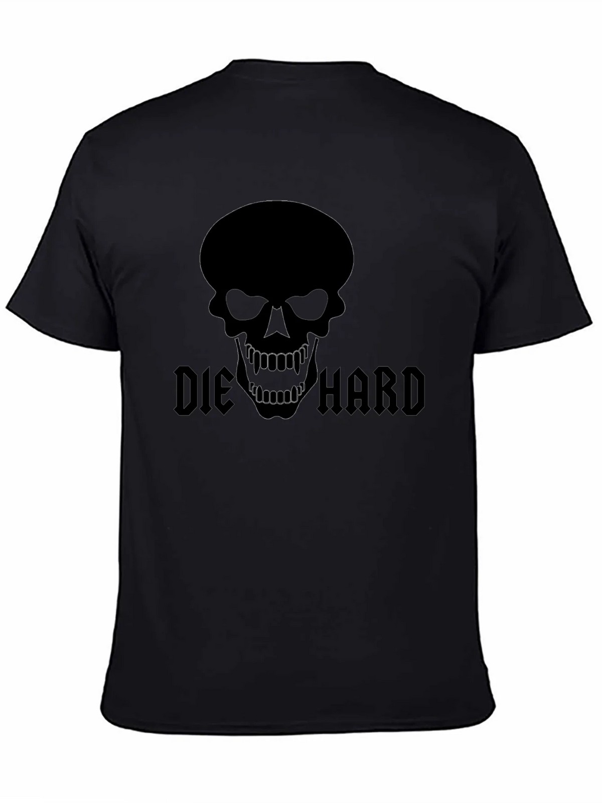 Die Hard Skull Black T-Shirt product image 4