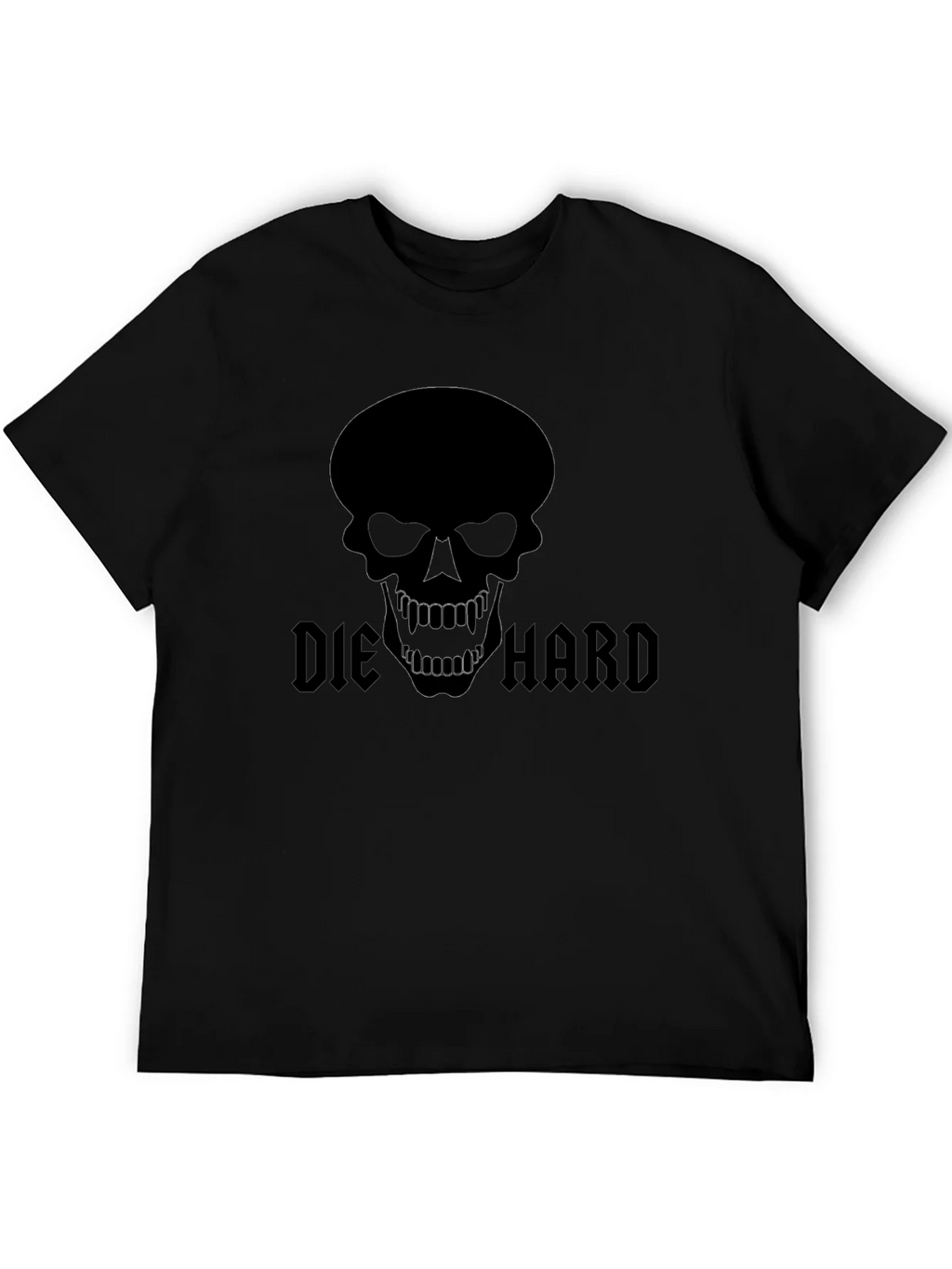 Die Hard Skull Black T-Shirt product image 5