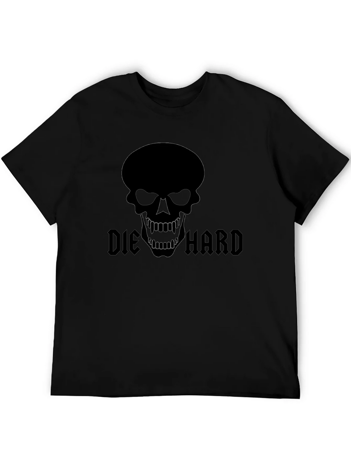 Die Hard Skull Black T-Shirt product image 5
