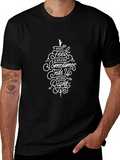 Inspirational Quote Graphic Black T-Shirt product image 1