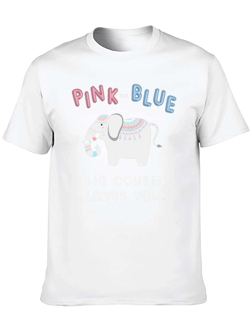 Pink or Blue Big Cousin Loves You T-Shirt product image 9