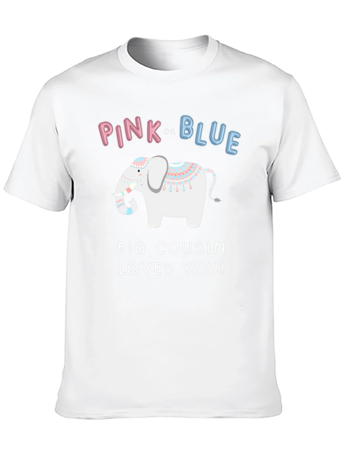 Pink or Blue Big Cousin Loves You T-Shirt product image 9