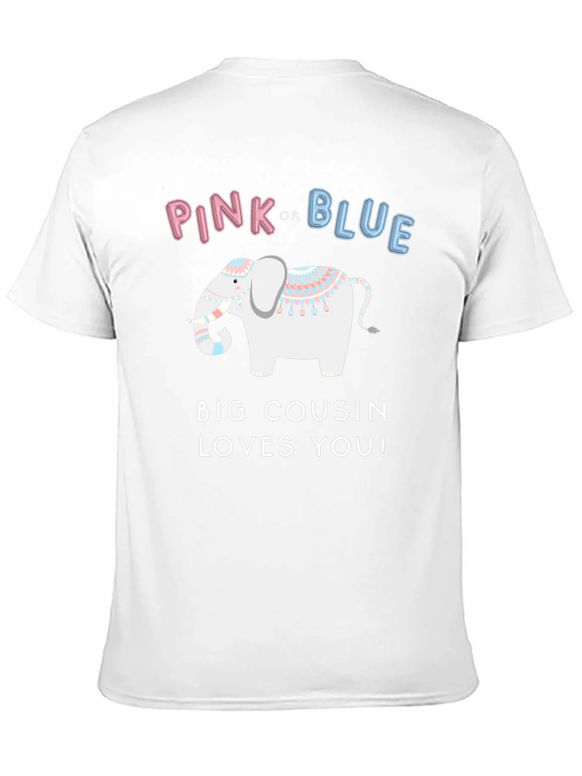Pink or Blue Big Cousin Loves You T-Shirt product image 10